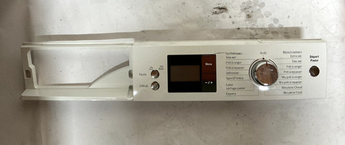 Bosch panneau commande - de, commande+