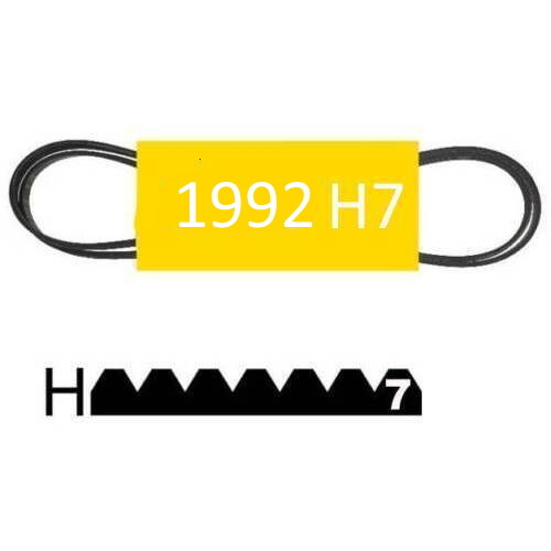 Courroie 1992h7 poly - courroie,